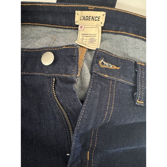 L’agence Zeppelin High Rise Skinny Jeans In Rinse Wash Size 30 - Picture 9 of 12